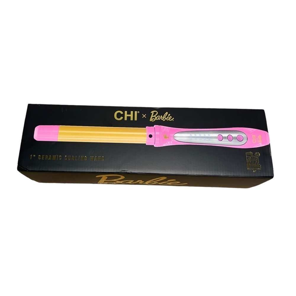 Chi X Barbie 1 Inch Ceramic Curling Wand New In Box